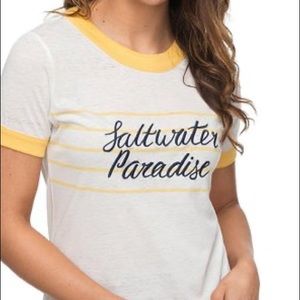 Womens XS ROXY - Salt Water Paradise tee
